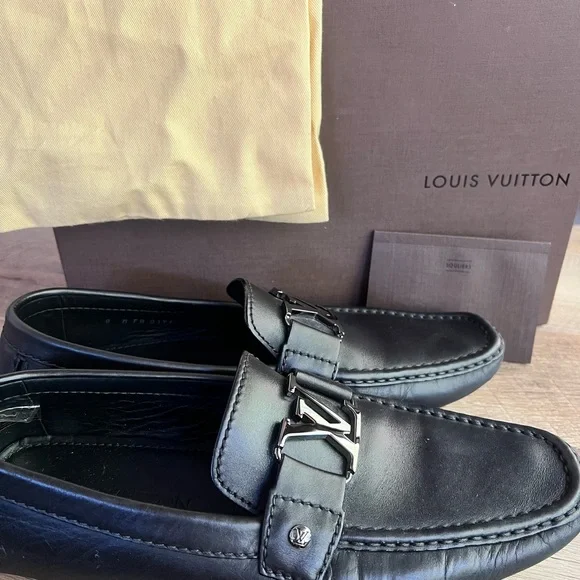 Louis Vuitton | Shoes | Louis Vuitton Black Loafers With  display picture 2